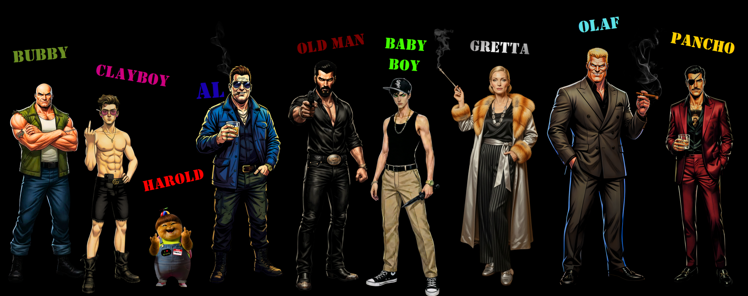 MJL Universe — Full Crew Lineup